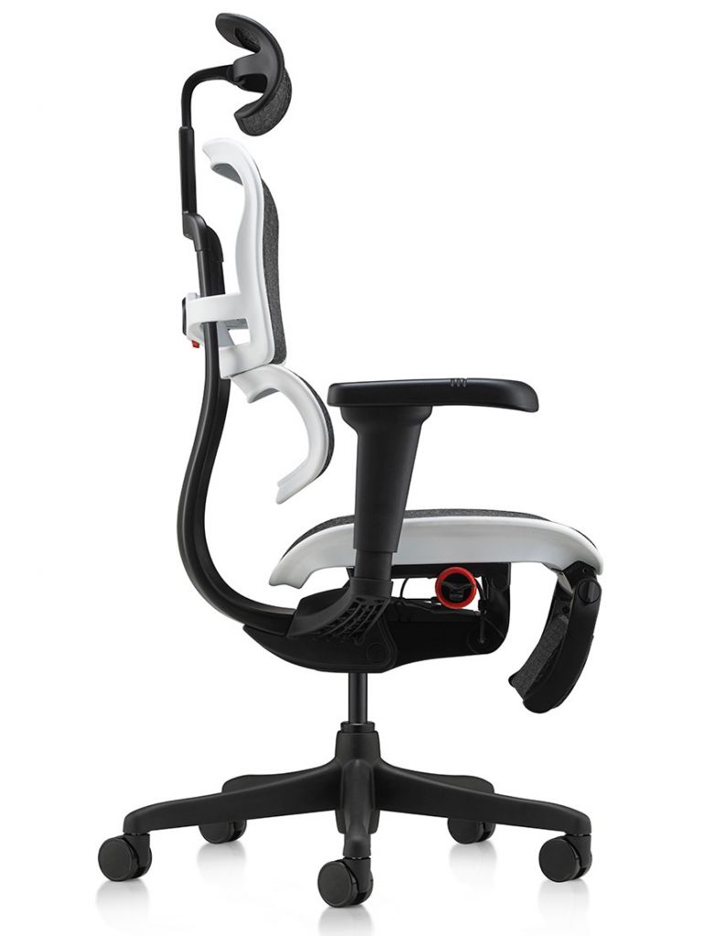 Крісло геймерське Ergohuman ultra aurora white 2