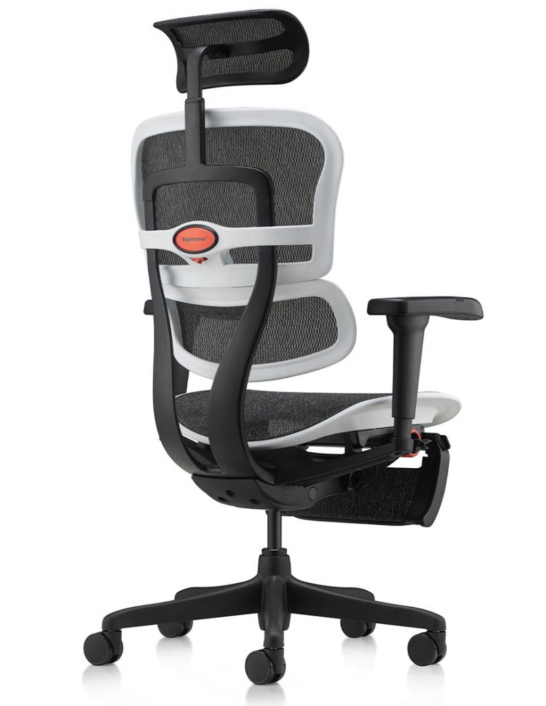 Крісло геймерське Ergohuman ultra aurora white 3