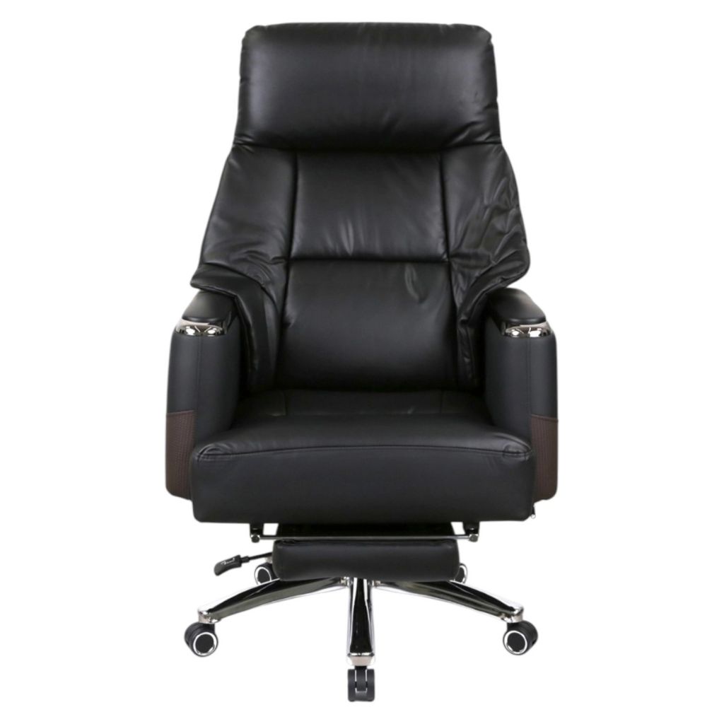 Кресло руководителя Осаул кожа LC-A black 2
