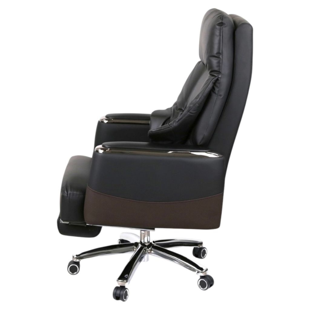 Кресло руководителя Осаул кожа LC-A black 3