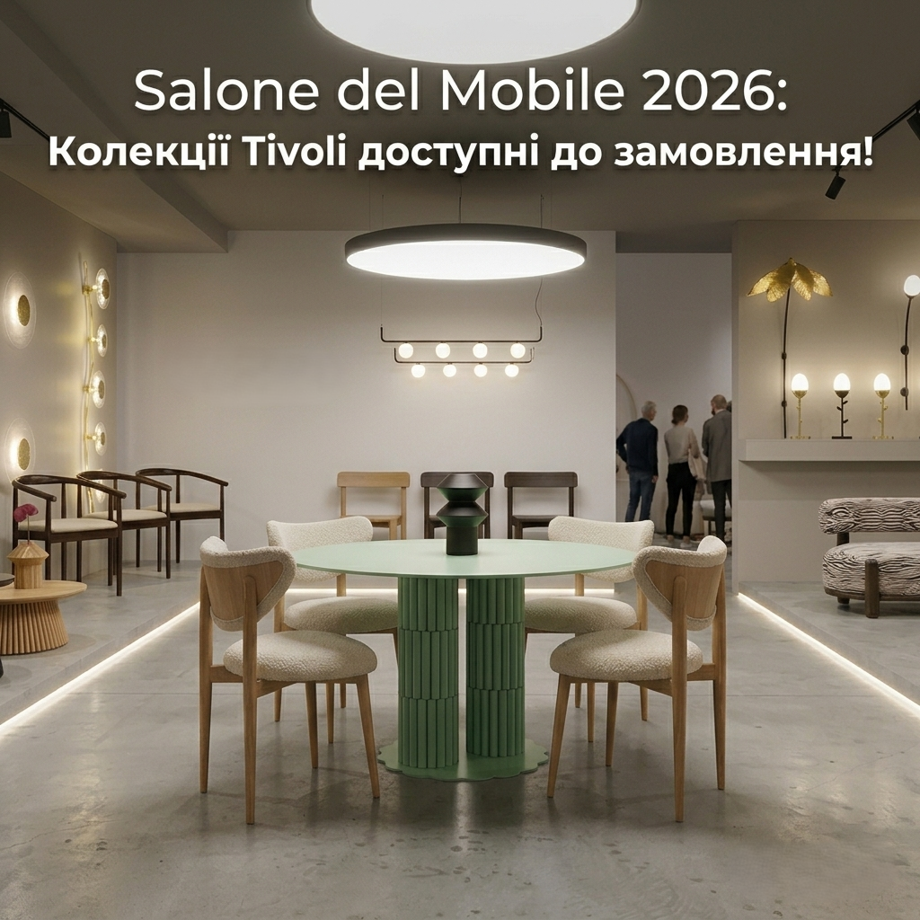 Salone del Mobile 2026: колекції Tivoli доступні до замовлення!