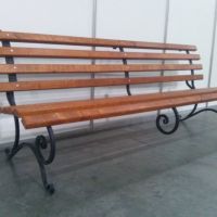 Лавка дерев'яна для вулиці без підлокітників 2м