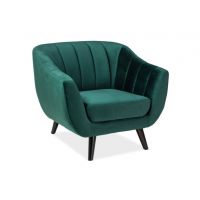 Крісло Intarsio ELITE 1 VELVET каркас венге