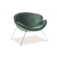 Крісло Intarsio MAJOR VELVET каркас хром