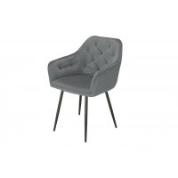 Стілець Orsa dark grey Special4You на металевих ніжках в стилі лофт