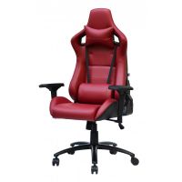 Геймерське крісло ExtremeRace black/deep red Special4You з режимом гойдання