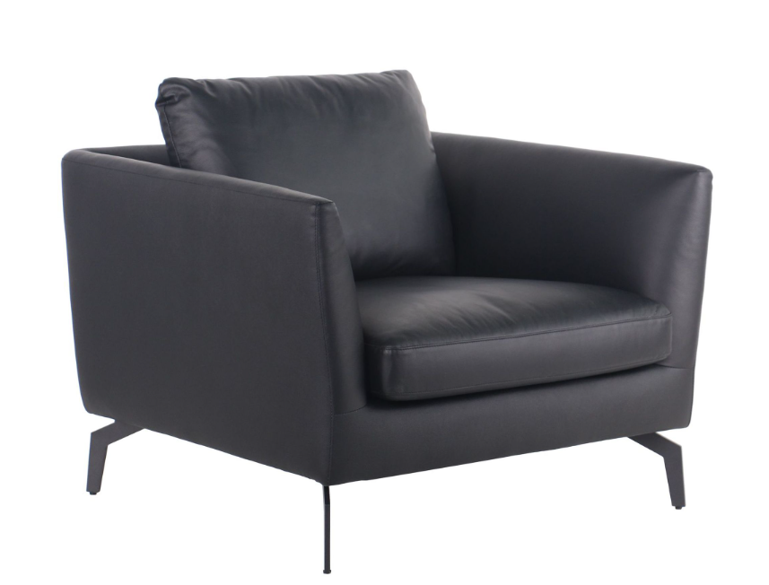 М'яке крісло Fernand Dark Grey/Black