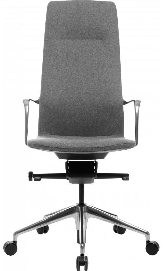 Офісне крісло Fabric gray м'яке ортопедичне