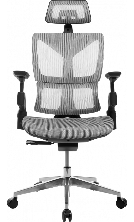 Офісне крісло H-2004 black/gray сітка