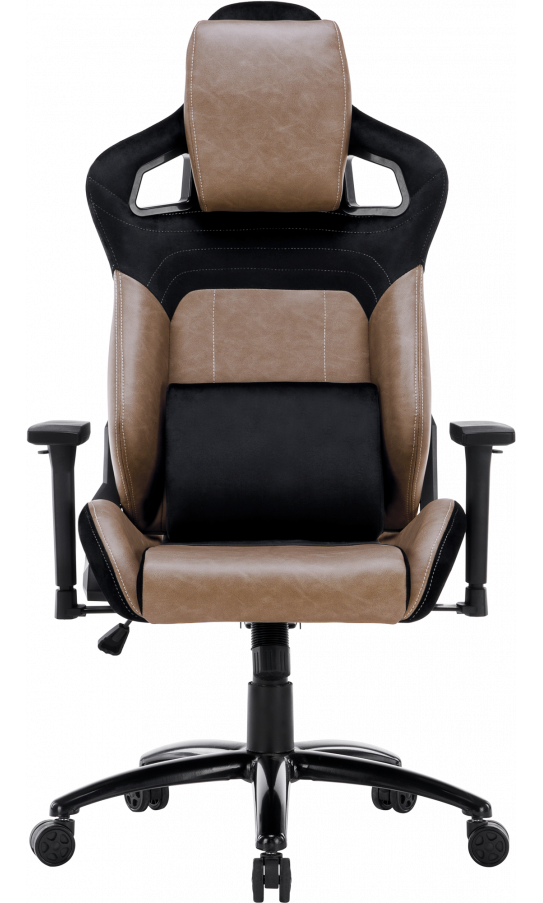 Геймерське крісло X-2420 Black шкіряне
