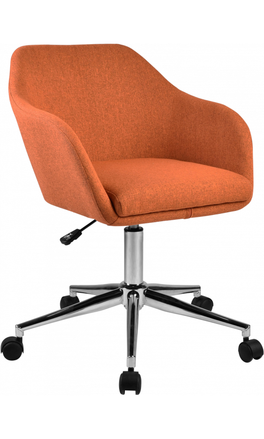 Офісне крісло H-6103 dark orange м'яке