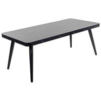 Столик кавовий Athens black 115 см