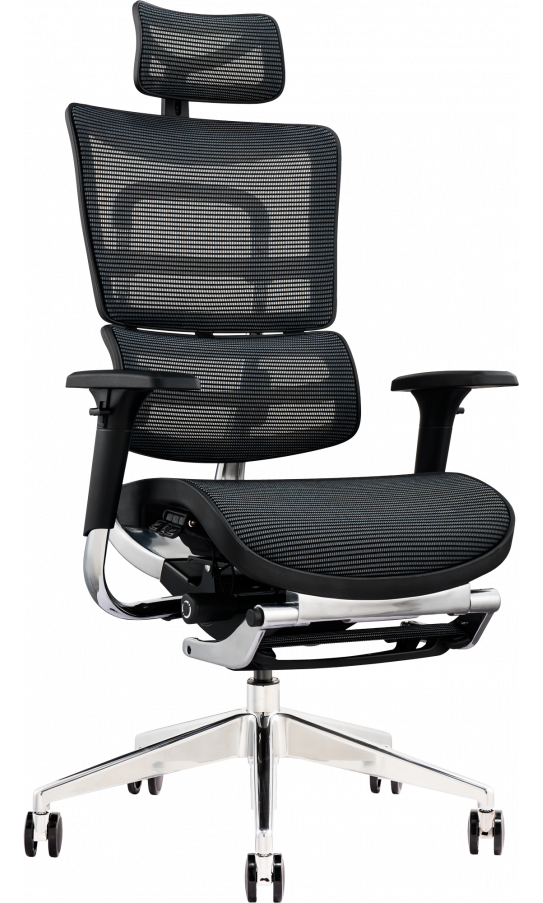 Офісне крісло X-802L black сітчасте