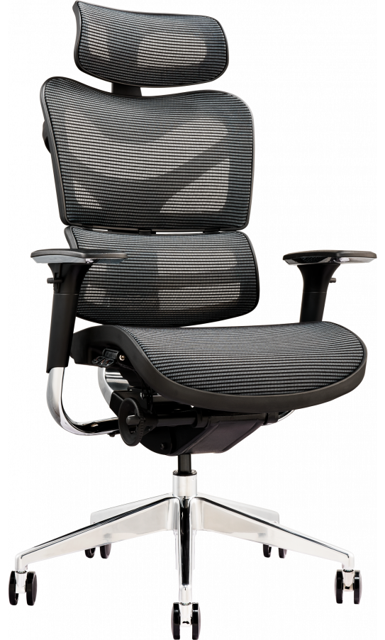 Офісне крісло X-702 black сітчасте W-21