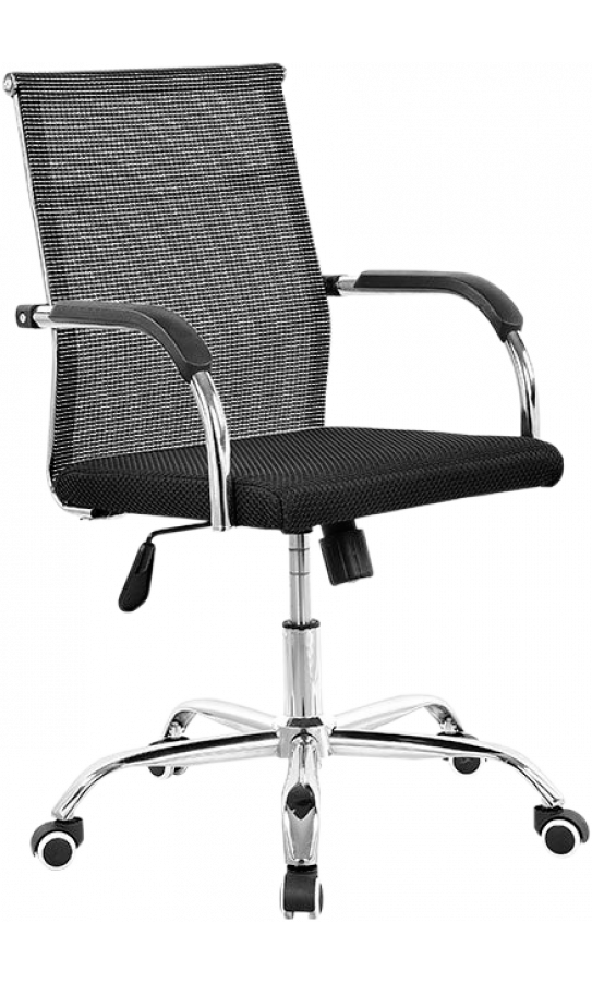 Офісне крісло B-4011 black сітчасте