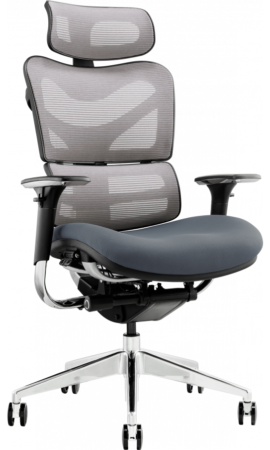 Офісне крісло X-782 bright gray W-20 B-40