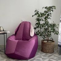Крісло мішок Зайчик 2 з довгими вушками