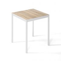 Стіл обідній Brevity Loft mini білий метал
