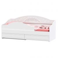 Тахта Amelie 80*200 см з двома ящиками білий