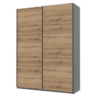 Шафа-купе G-Caiser 2Д 180 см графіт корпус