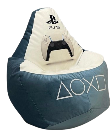 Крісло груша з логотипом PlayStation 2