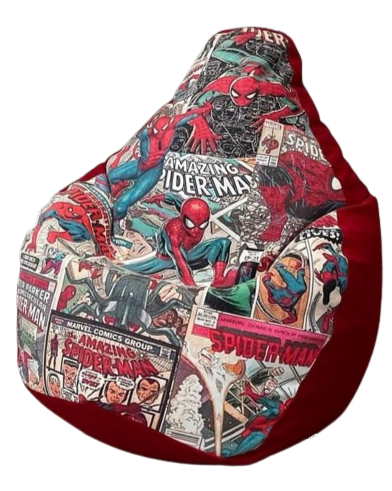 Крісло груша з Spider Man комікси