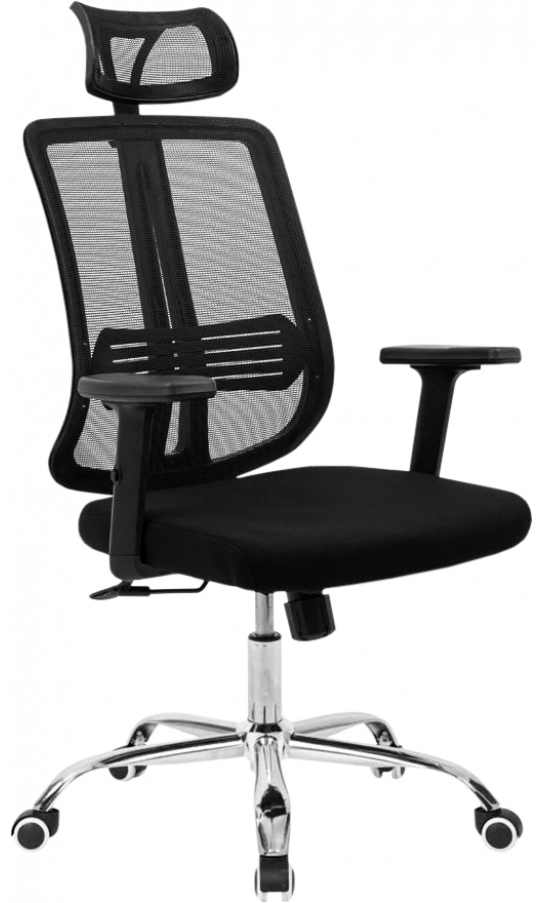 Крісло офісне B-4317 black сітчасте