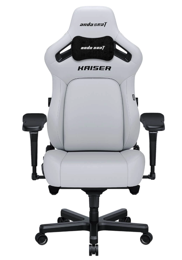 Геймерське крісло Kaiser 4 L білий шкіра