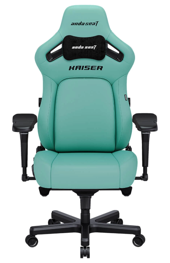Геймерське крісло Kaiser 4 L зелений шкіра