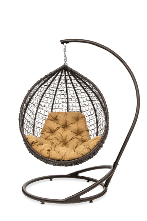 Крісло-кокон Home Rest коричневий/койот