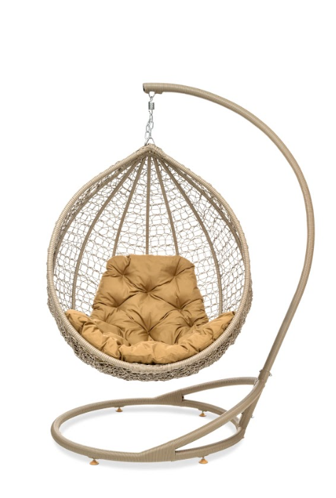 Крісло-кокон Home Rest бежевий/койот