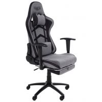 Крісло VR Racer Textile Craft сірий/чорний