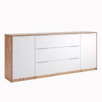Комод Asti 2Д 3Ш дуб крафт/білий глянець