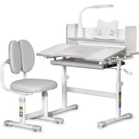Парта Evo-Kids BD-24 Grey зі стільчиком