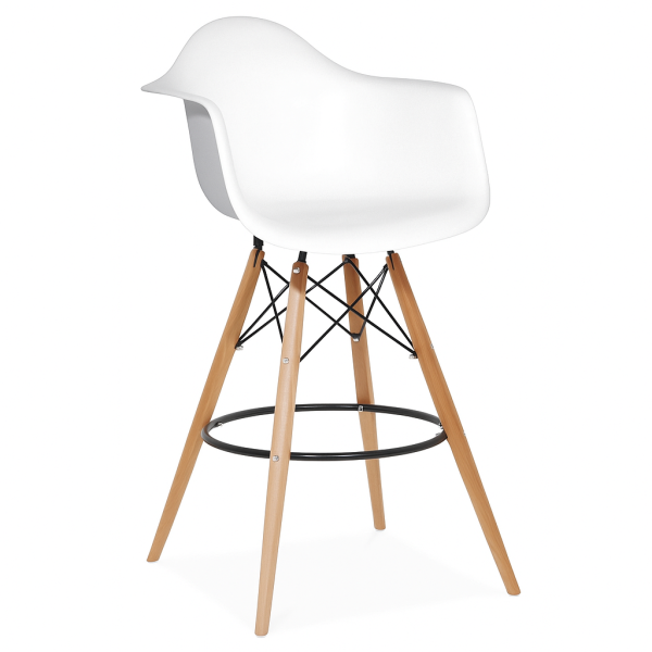 Стілець барний Тауер Вуд Eames пластик