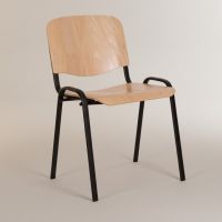 Стілець офісний ISO wood black