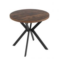 Стіл розкладний Berg МДФ rustic/метал чорний