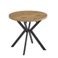 Стіл розкладний Berg МДФ OAK/метал чорний