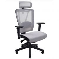 Крісло офісне Ergo Chair 2 mesh чорний/бежевий