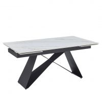 Стіл керамічний Roland 160(240) білий глянець